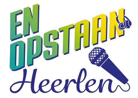 EN OPSTAAN Heerlen microfoon illustratie
